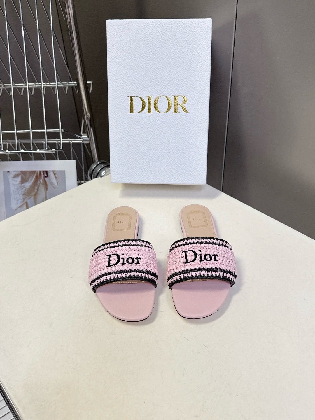 Dior women slippers DBOE06