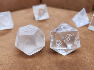 Customisable RPG Dice Masters Set 7pcs