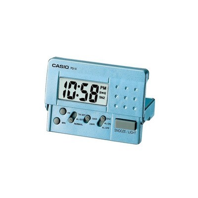 Reloj despertador digital Casio PQ-10D-2R con luz LED y alarma sonora