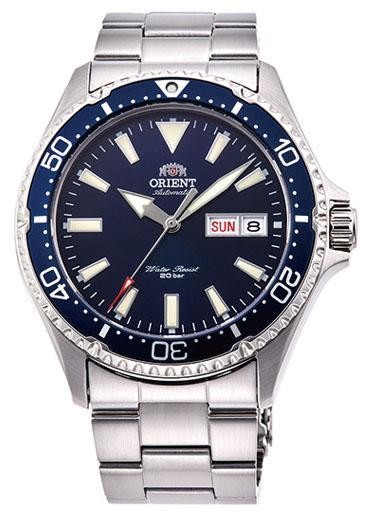 ​Orient Kamasu Mako III DIVERS ORIENT RA-AA0002L blue dial 41.8mm Divers automatic men's watch Sapphire glass stainless steel bracelet
