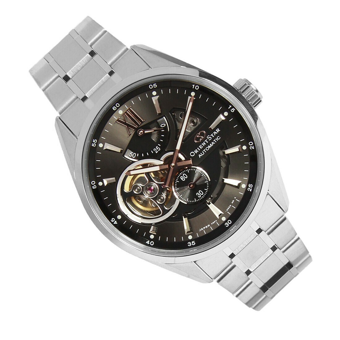 Reloj Automático Hombre Orient Star RE-AV0004N correa acero cristal zafiro