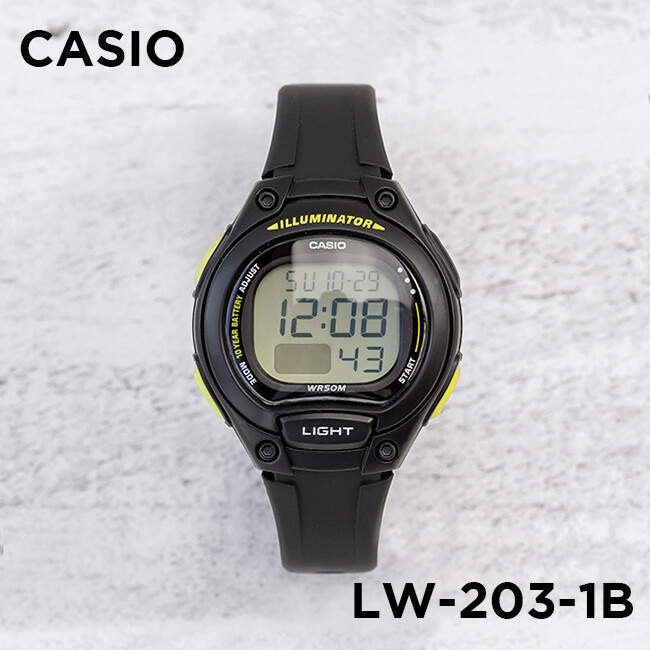 Reloj Casio Digital LW-203-1B UNISEX