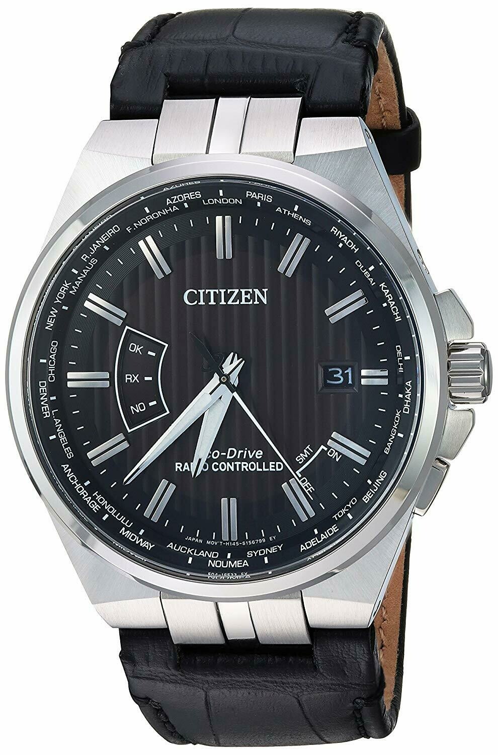 Reloj Hombre automático Citizen Eco-Drive CB0160-00E Men's A-T World Time Perpetual Calendar 42mm Watch CB0160-00E