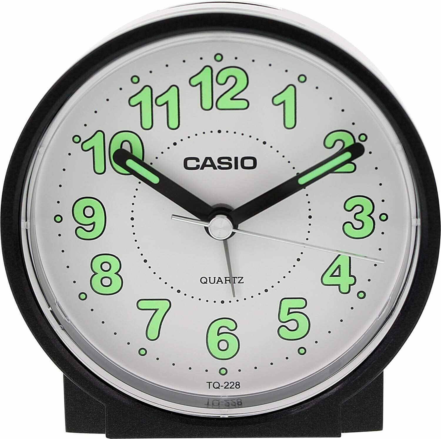 Reloj Despertador analógico CASIO TQ-228-1D Negro