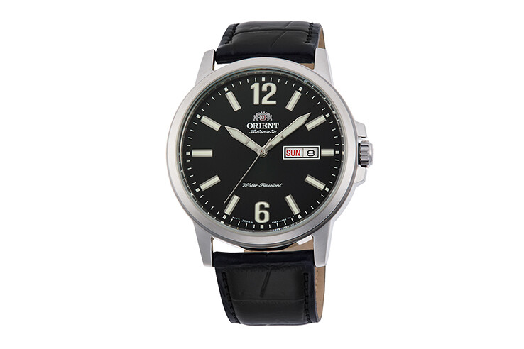 Orient Commuter RA-AA0C04B Orient Automatic men's watch black dial leather band