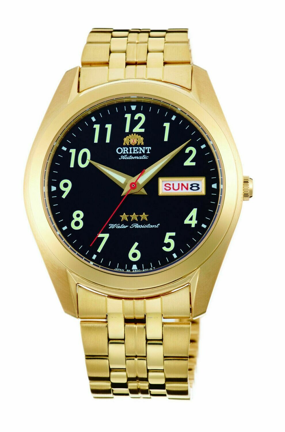 Reloj Automático Hombre Orient Tristar RA-AB0035B gold-tone acero