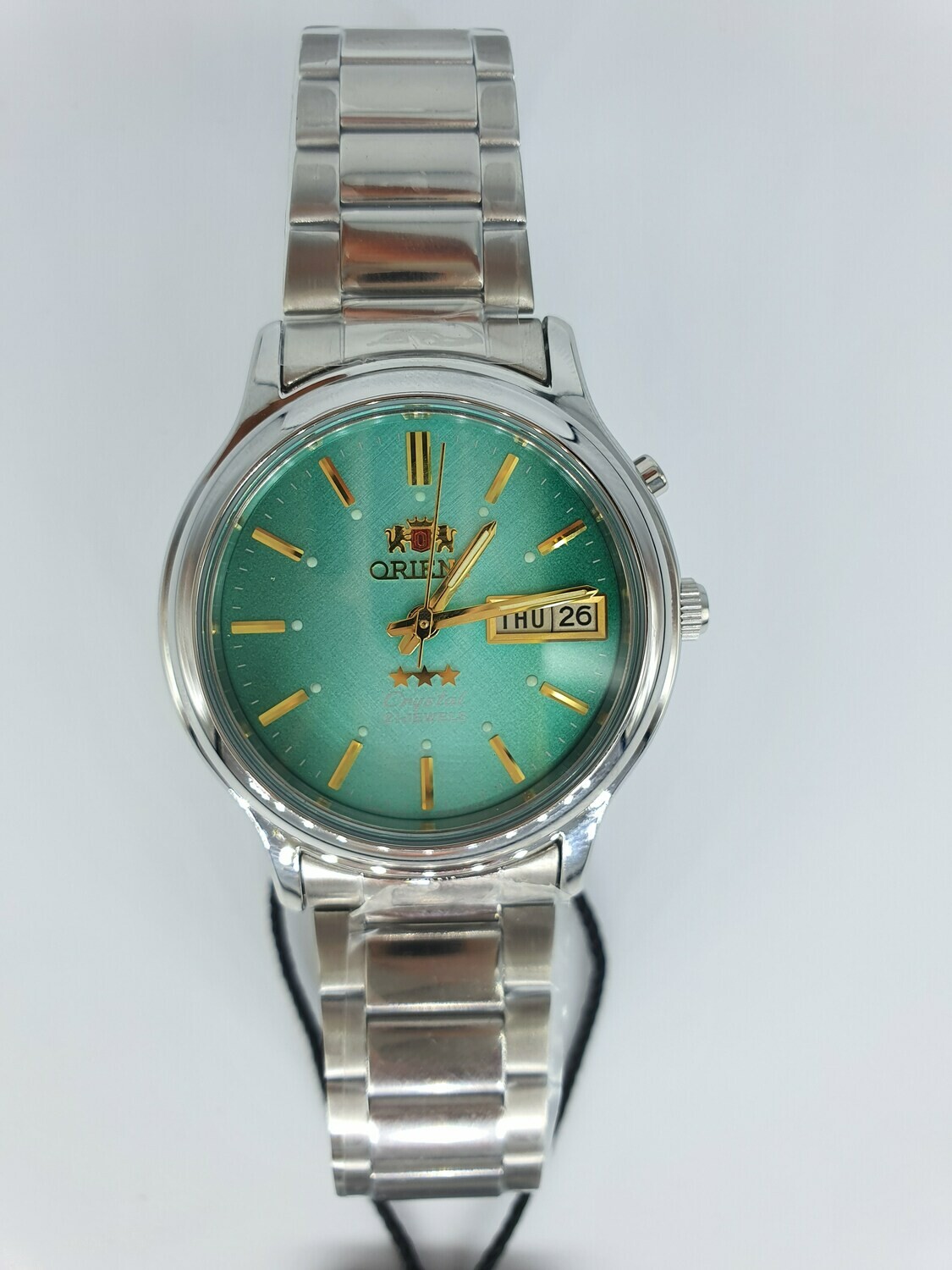 reloj hombre automático Orient Tristar FEM02021N verde acero