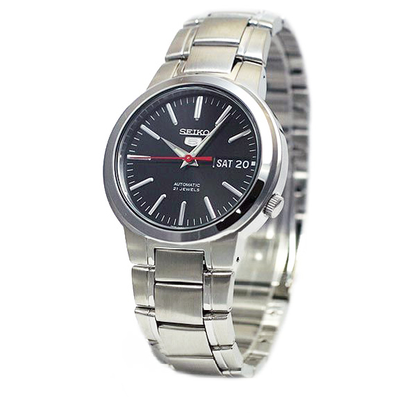 Reloj Automático Hombre Seiko 5 SNKA07K1 dial negro correa acero