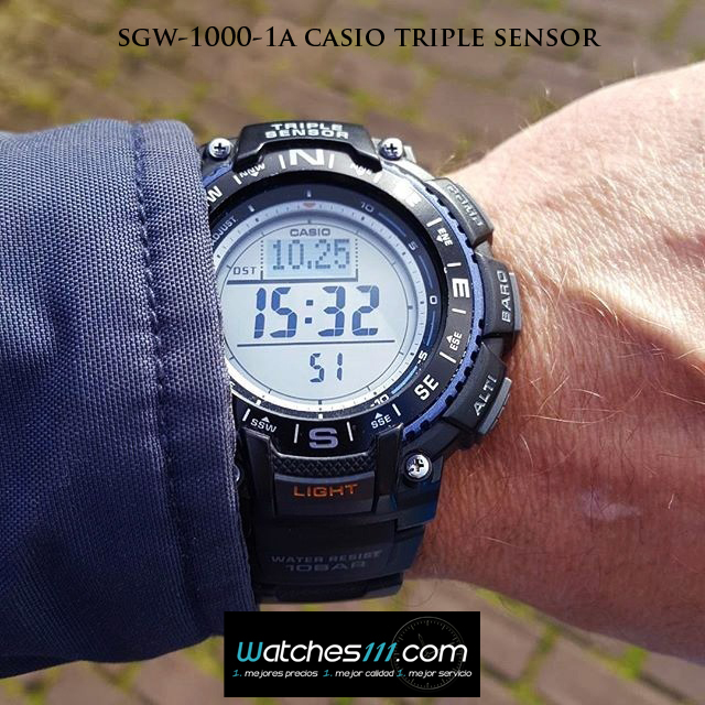 CASIO SGW-1000-1A TRIPLE SENSOR BAROMETRO - TERMOMÉTRO - SALIDA/PUESTA SOL