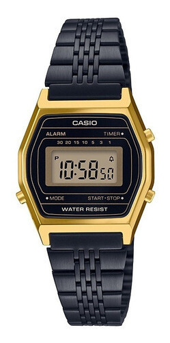 Reloj Casio digital VINTAGE MINI la690wgb-1df correa negra acero inoxidable