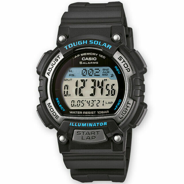 Reloj Casio SOLAR digital STL-S300H-1A Hora Mundial - Cronómetro - 5 alarmas - 120 memoria vueltas