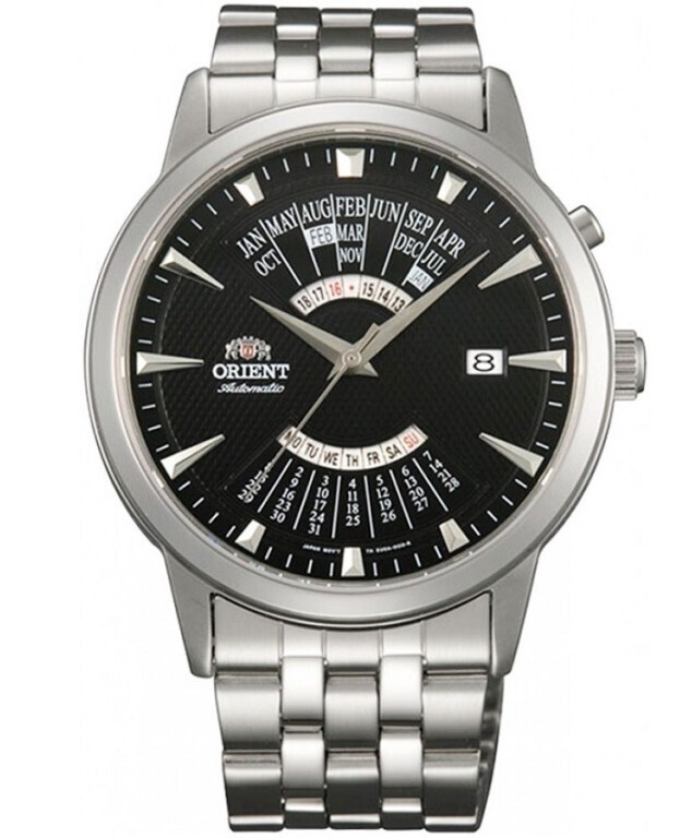 Reloj automatico hombre Orient Multi-Year FEU0A003B correa de acero
