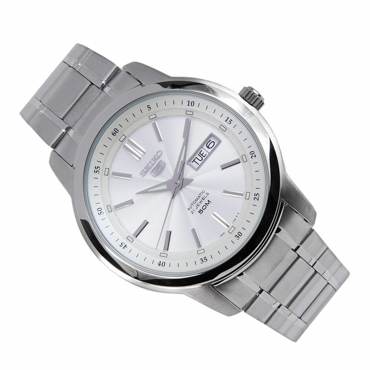 Reloj Seiko Seiko 5 snkm83 K1 de los hombres Color Blanco