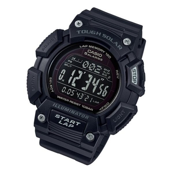 Casio Solar STL-S110H-1B2 5 alarms world time sport men's chronograph