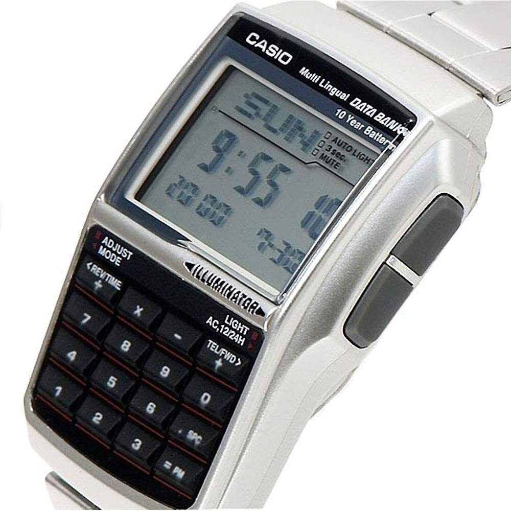 Reloj Casio DBC-32D-1A DataBank Calculadora – Relojería Valencia Perú