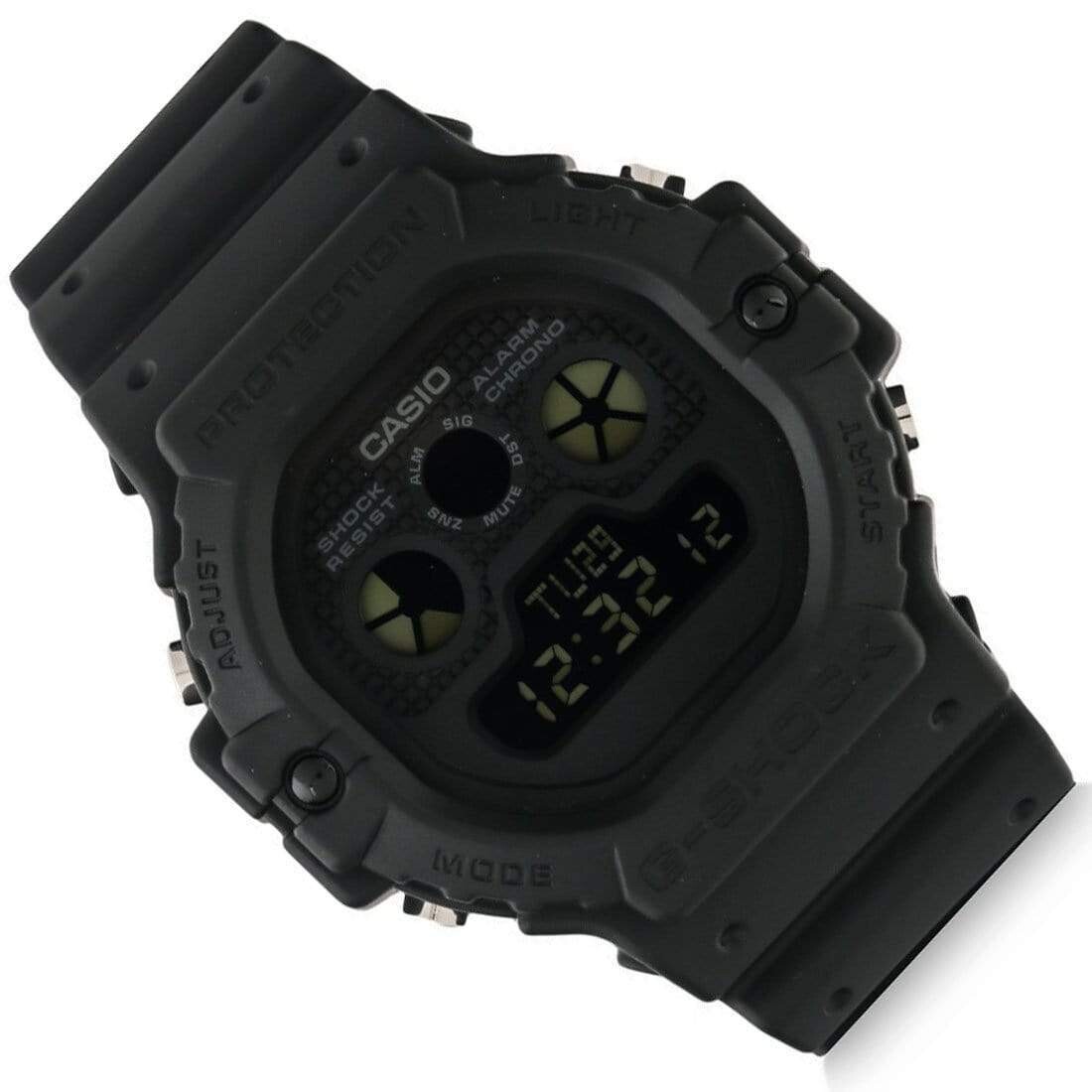 reloj deportivo hombre Casio G-Shock DW-5900BB-1 Resistencia a golpes - 5 alarmas - Hora Mundial 200m water resist