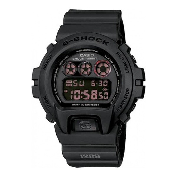 Reloj deportivo hombre Casio G-Shock DW-6900MS-1 Resistente a golpes Luz Led - Alerta flash - 200m water resist
