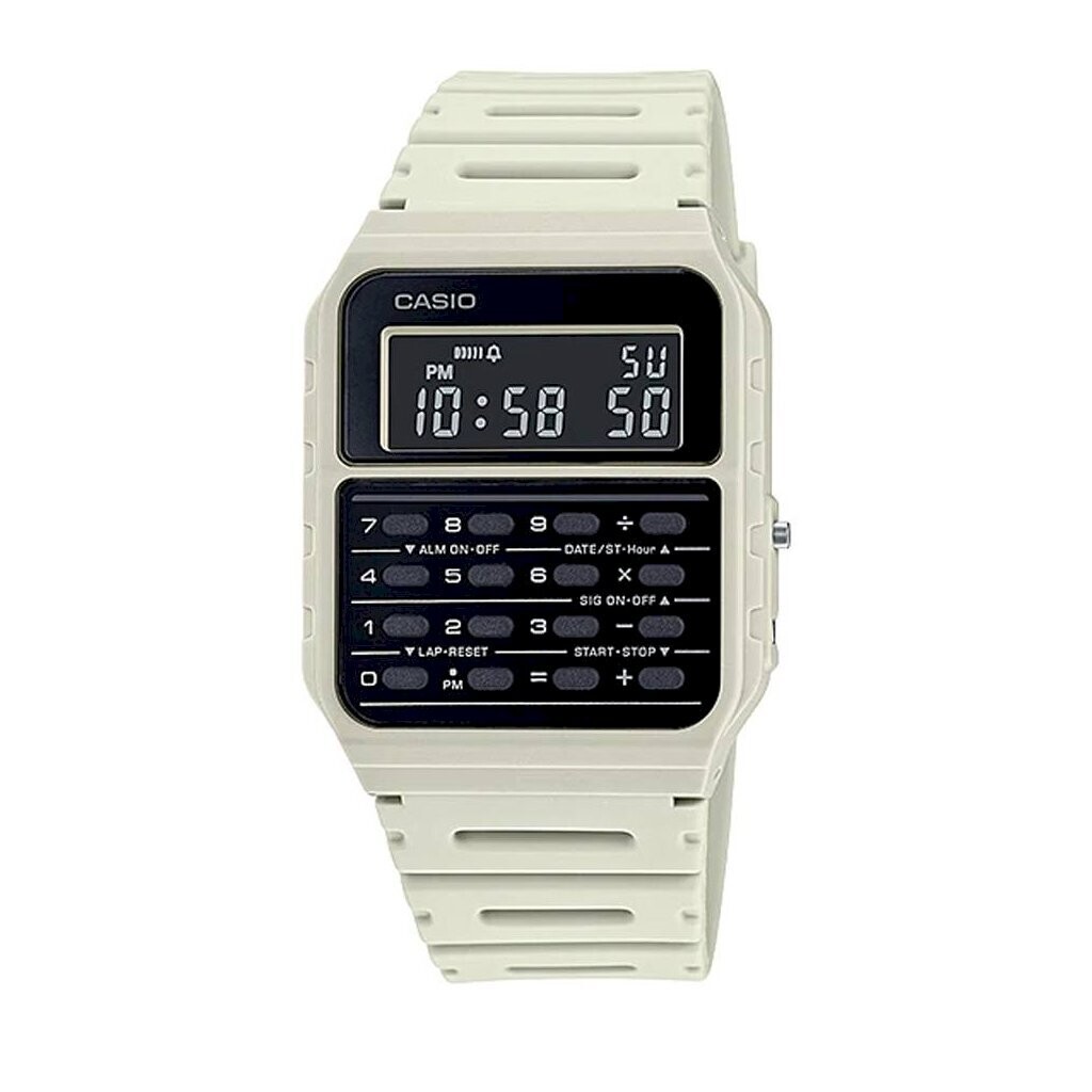 Reloj Casio Calculadora CA-53WF-8B BLANCO Alarma - Cronometro