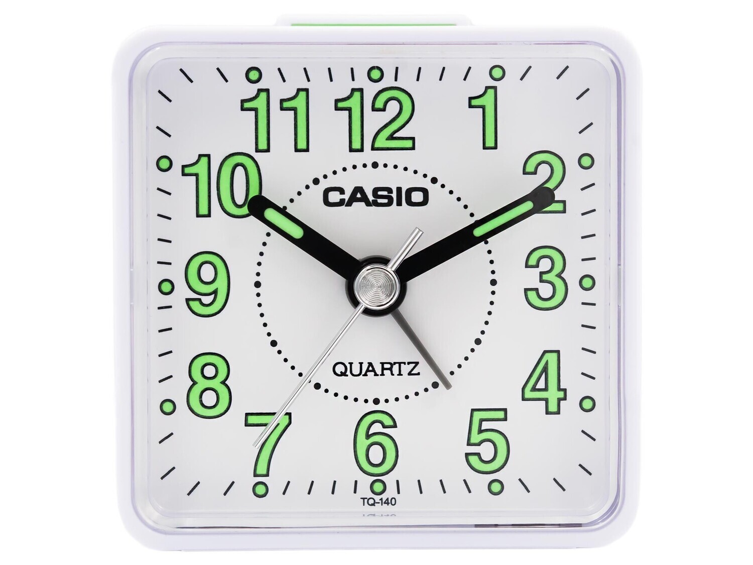 Despertador Casio TQ-140–7ef Alarm Clock blanco