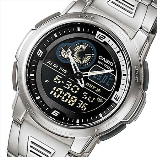 reloj deportivo hombre Casio AQF-102WD-1B Termómetro Hora Mundial Lap  Memory Cronómetro