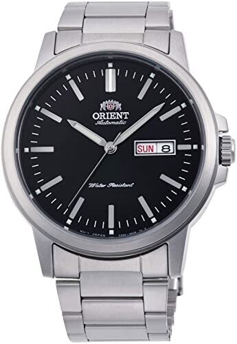 reloj automático hombre Orient Conmuter RA-AA0C01B dial negro 41.9mm correa acero (admite cuerda manual) 50m water resist