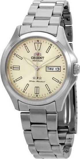 reloj automático hombre Orient Tristar RA-AB0F11G dial beige 40mm correa acero