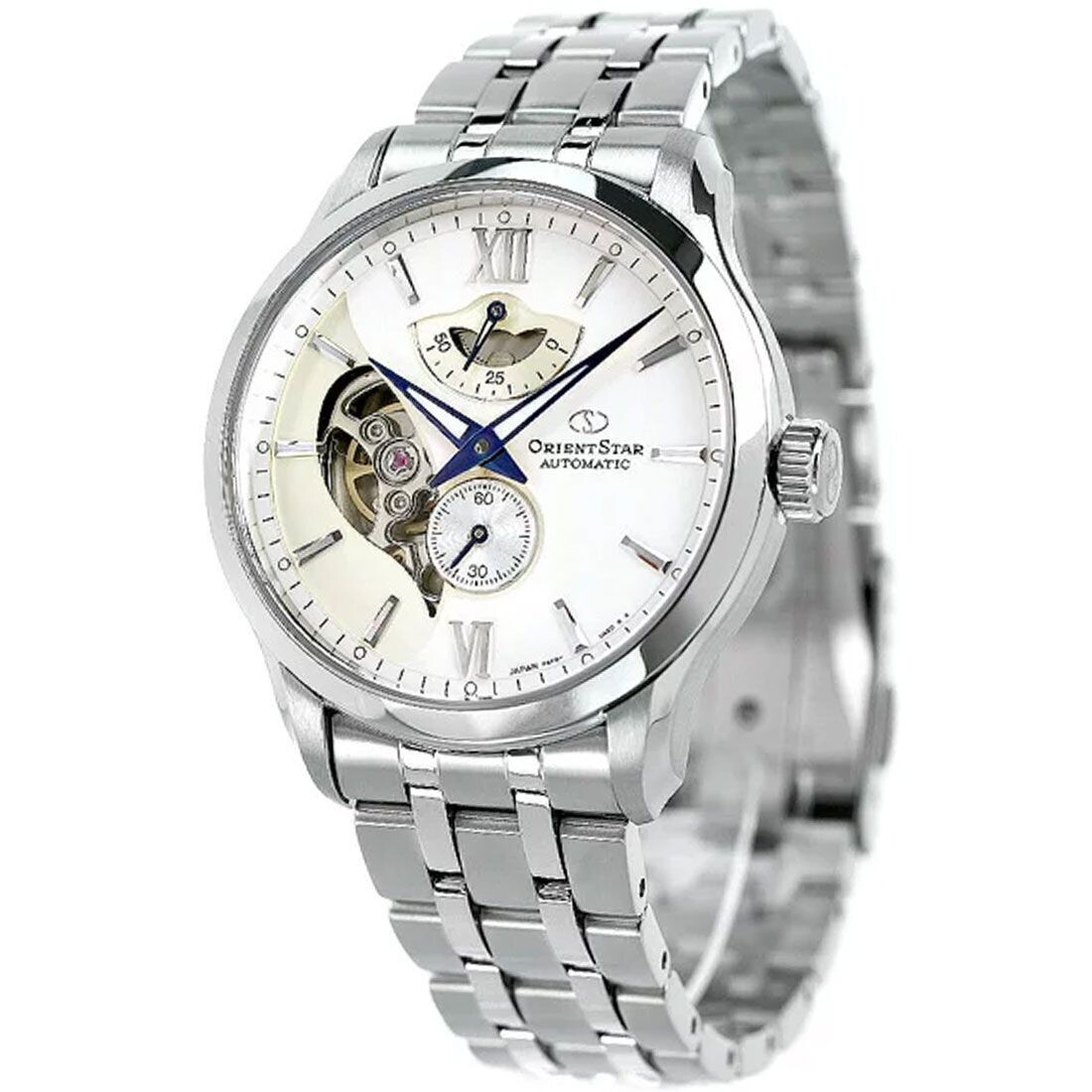 reloj automático hombre Orient Star RE-AV0B01S dial blanco 41mm 50h Reserva de Marcha Cristal de Zafiro