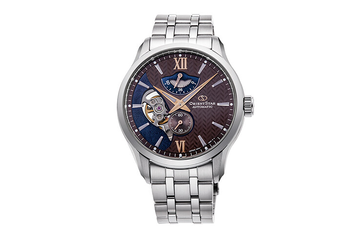 reloj automático hombre Orient Star RE-AV0B02Y dial marrón 41mm 50h Reserva de Marcha Cristal de Zafiro
