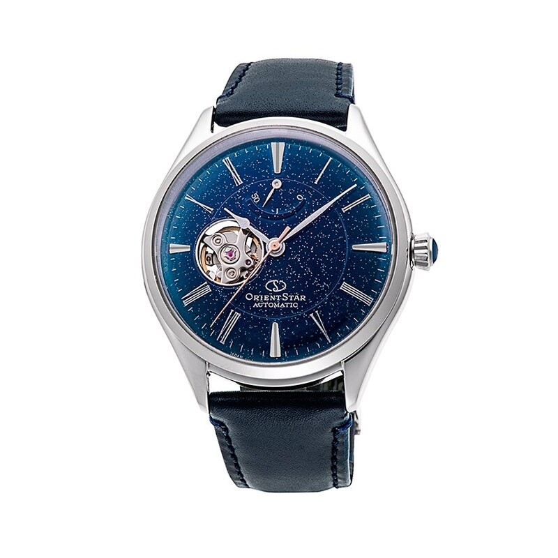 reloj automático hombre Orient Star RE-AT0205L Limited Edition 70th anniversary dial azul 40.4mm correa cuero