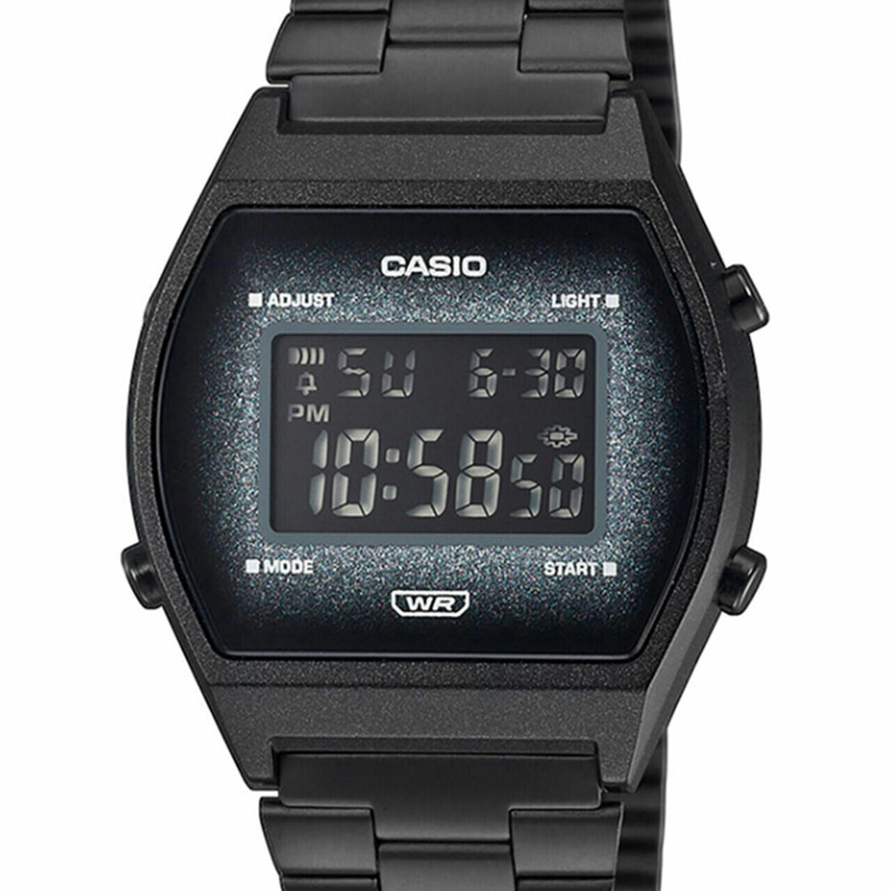 reloj digital unisex Casio Vintage Edgy B640WBG-1B Luz de Fondo Led correa de acero 50m water resist