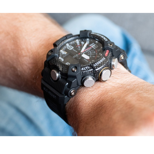 reloj deportivo hombre Casio G-Shock gravity master GG-B100-1A Mudmaster  Carbon Core Bluetooth Brújula Altímetro