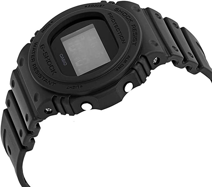 reloj deportivo hombre Casio G-Shock DW-5750E-1B Pantalla  Electroluminiscente LED - Resistente a golpes -200m water resist