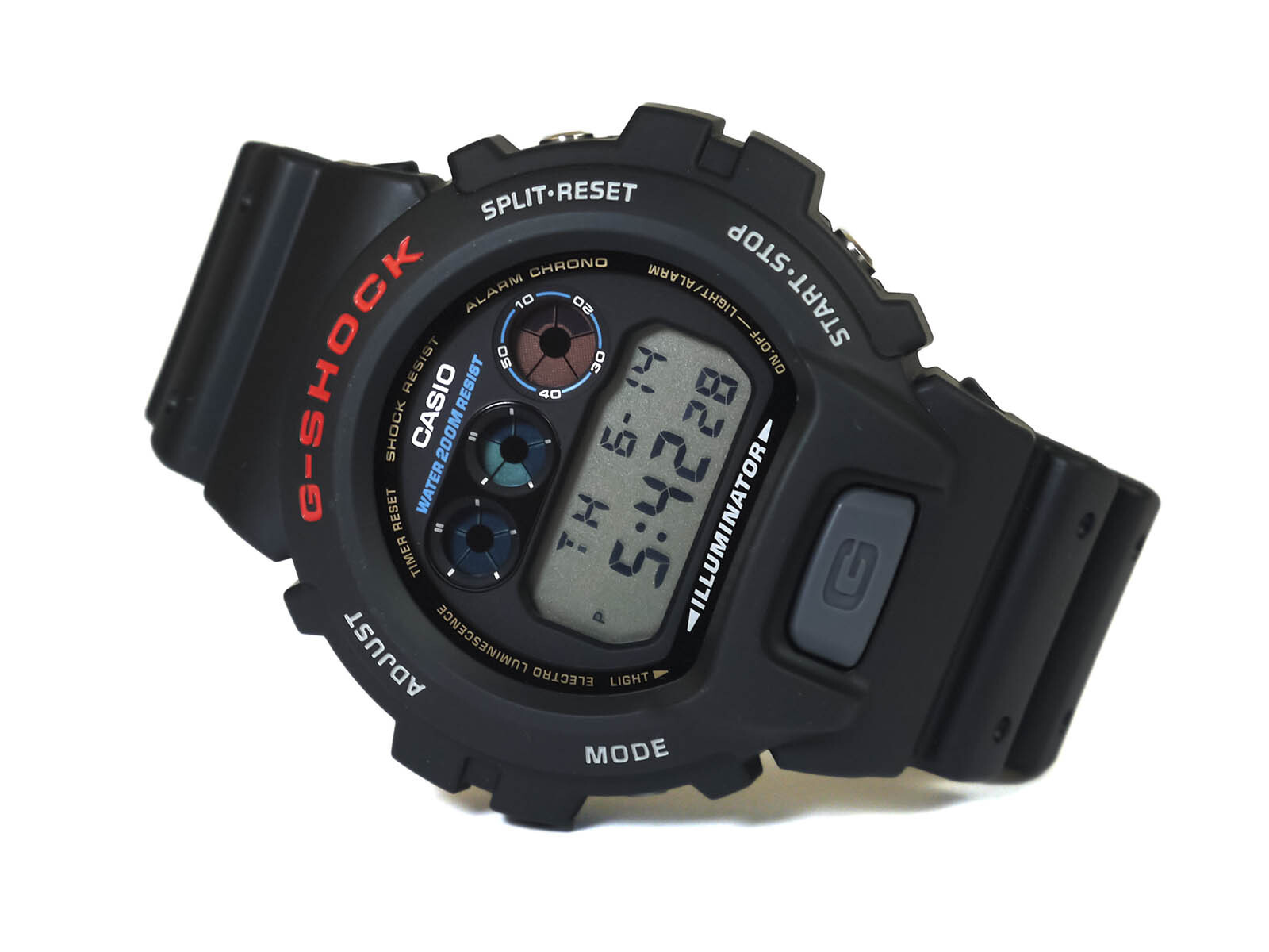 Reloj hombre Casio g-shock dw-6900-1v cronografo multifuncion - antigolpes