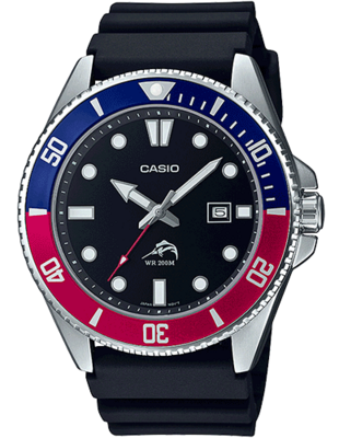Casio MDV-106B-1A2 MARLIN DURO &quot;pepsi&quot; Casio Divers watch rubber band
