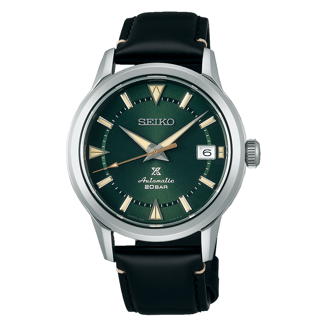 Automatic men's watch SEIKO PROSPEX ALPINIST SPB245J1 brown leather strap