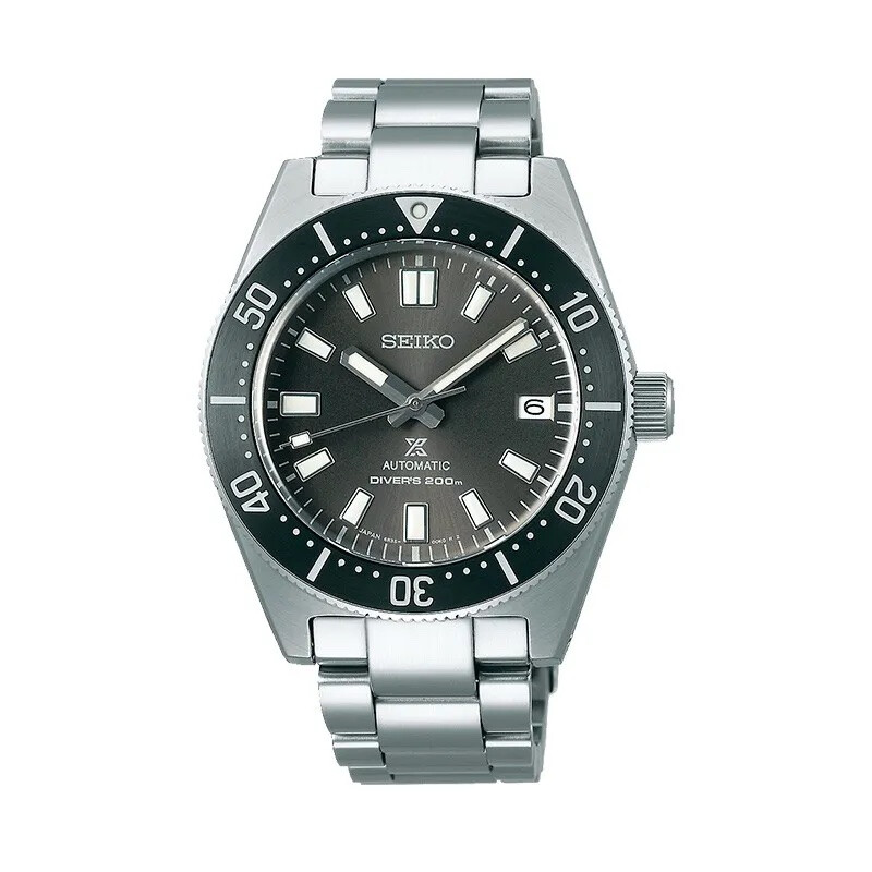 Seiko Prospex SPB143J1automatic divers men's watch 40.5 black dial Japan made Sapphire glass Stainless steel (super hard coating) Anti-reflective coating on inner surface 200m water resist
