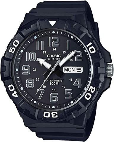 Reloj deportivo hombre Casio MRW-210H-1A BIG XL diámetro 52.6mm 100m Water Resist correa de resina