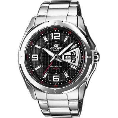 Reloj Casio EDIFICE CLASSIC EF-129d-1AV COLLECTION 100m water resist correa de acero  44.8mm
