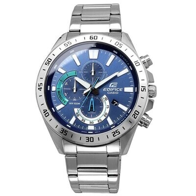 Reloj Casio Edifice deportivo hombre EFV-620D-2AV correa de acero 100m water resist