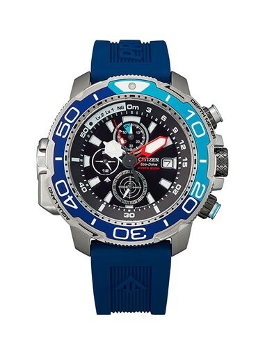reloj de buceo certificado hombre Citizen Promaster Aqualand BJ2169-08E 50.4mm Medición de Profundidad