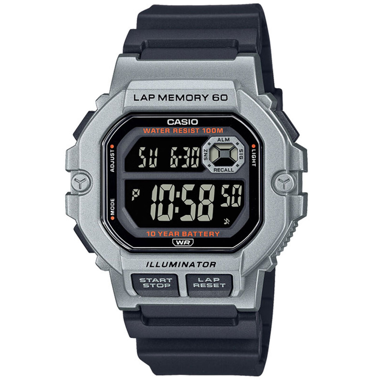Reloj Casio Runner Series WS-1400H-1bv luz led water resist 100m sport