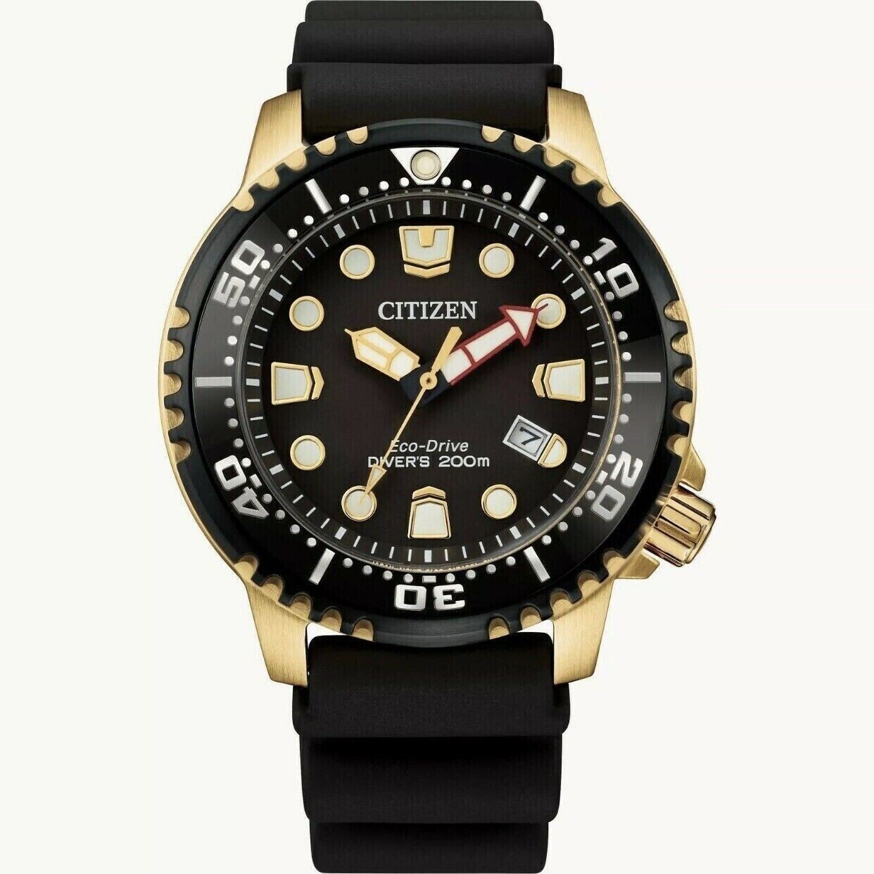 Citizen Ecodrive Promaster BN0152-06E 44mm divers scuba mens’ watch black dial polyurethane band 200m water resist