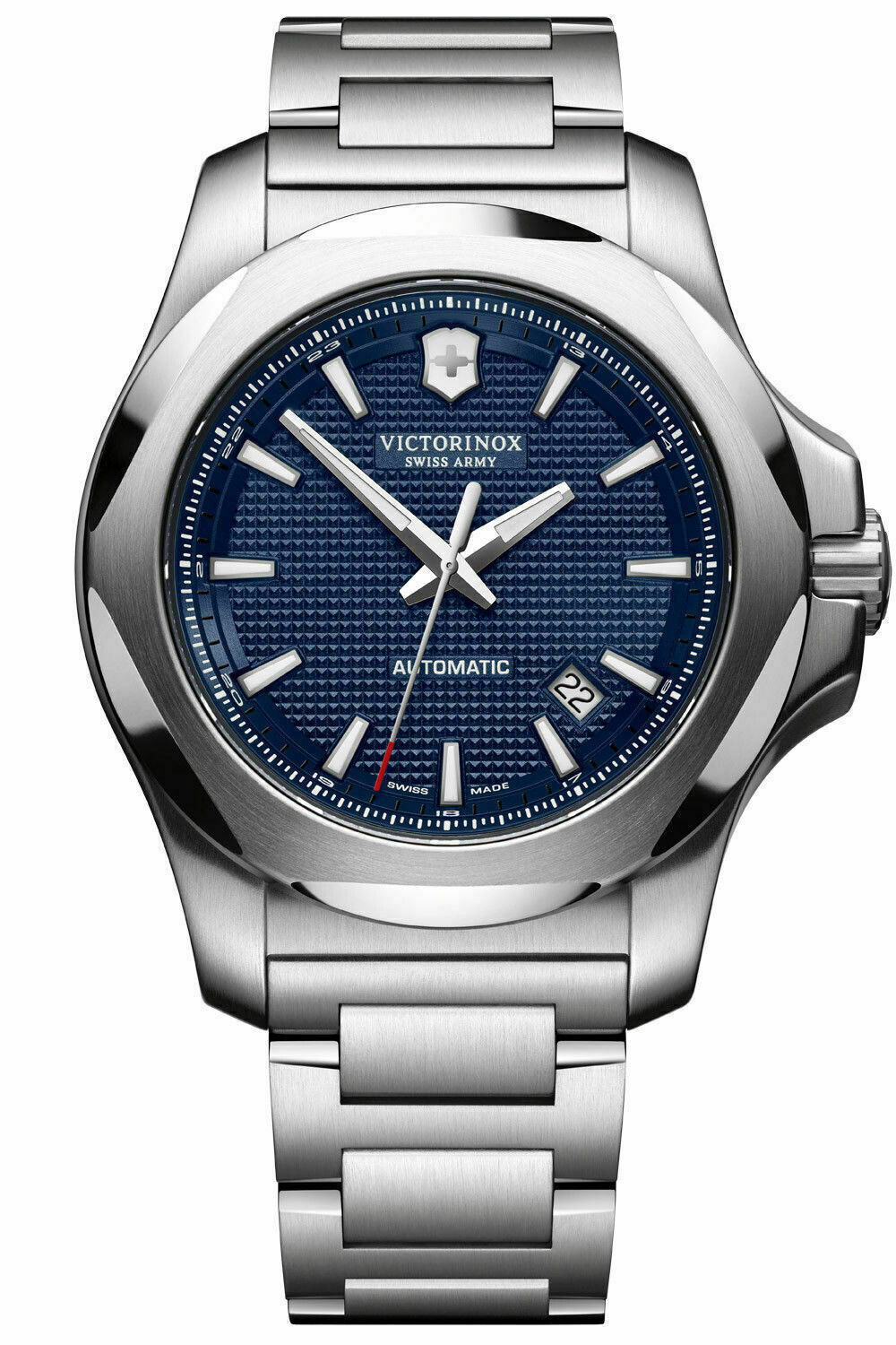 Victorinox Swiss Army 241835 INOX 200M Automatic ST Steel 43MM Blue Dial Men's Watch automatic men's watch SWISS MADE