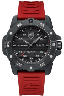 Luminox XS.3875 Master Carbon SEAL Automatic Military 45MM Watch Day-Date Sapphire Glass RUBBER BAND 200M Water resist sport automatic men's watch SWISS MADE