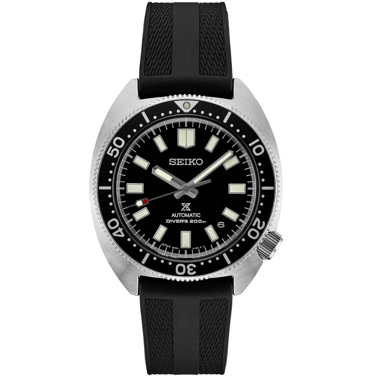 Reloj automático buceo hombre Seiko Prospex Turtle SPB317J1 dial negro 41mm Cristal de Zafiro anti-reflejo Resistencia magnética 4,800 A/m correa de silicona 200m resistente al agua