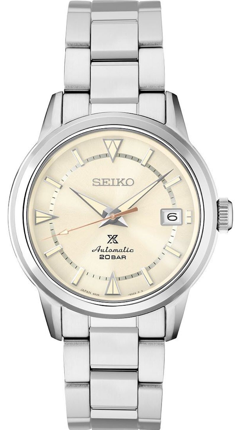 ​ Reloj automático hombre Seiko Prospex Alpinist SPB241J1 dial champagne 38mm Cristal de Zafiro anti-reflejos correa de acero 200m resistente al agua