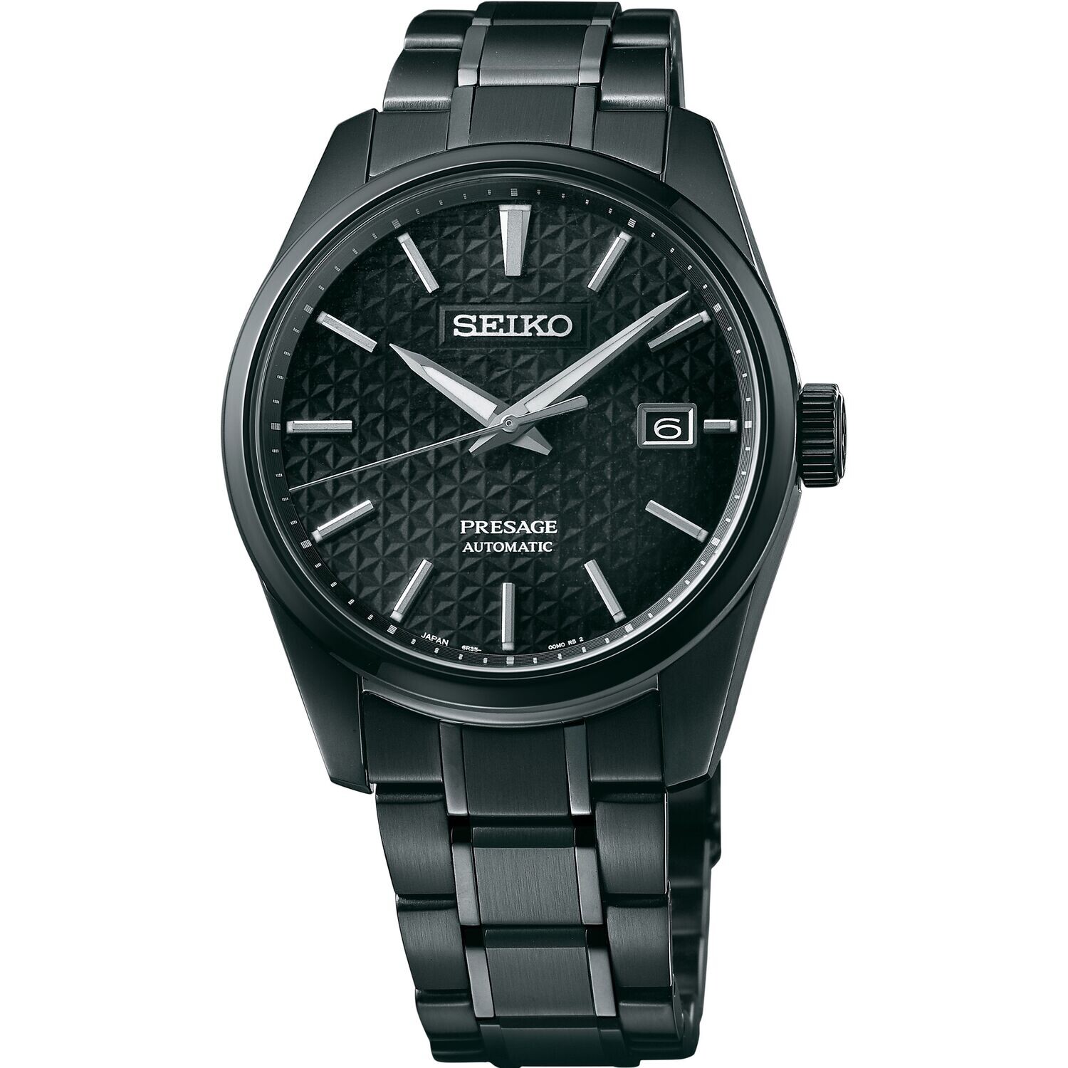 Seiko Presage SPB229J1 39.3mm black dial Sapphire crystal anti-reflective 100m WR Lumibrite hardened stainless steel men's automatic watch