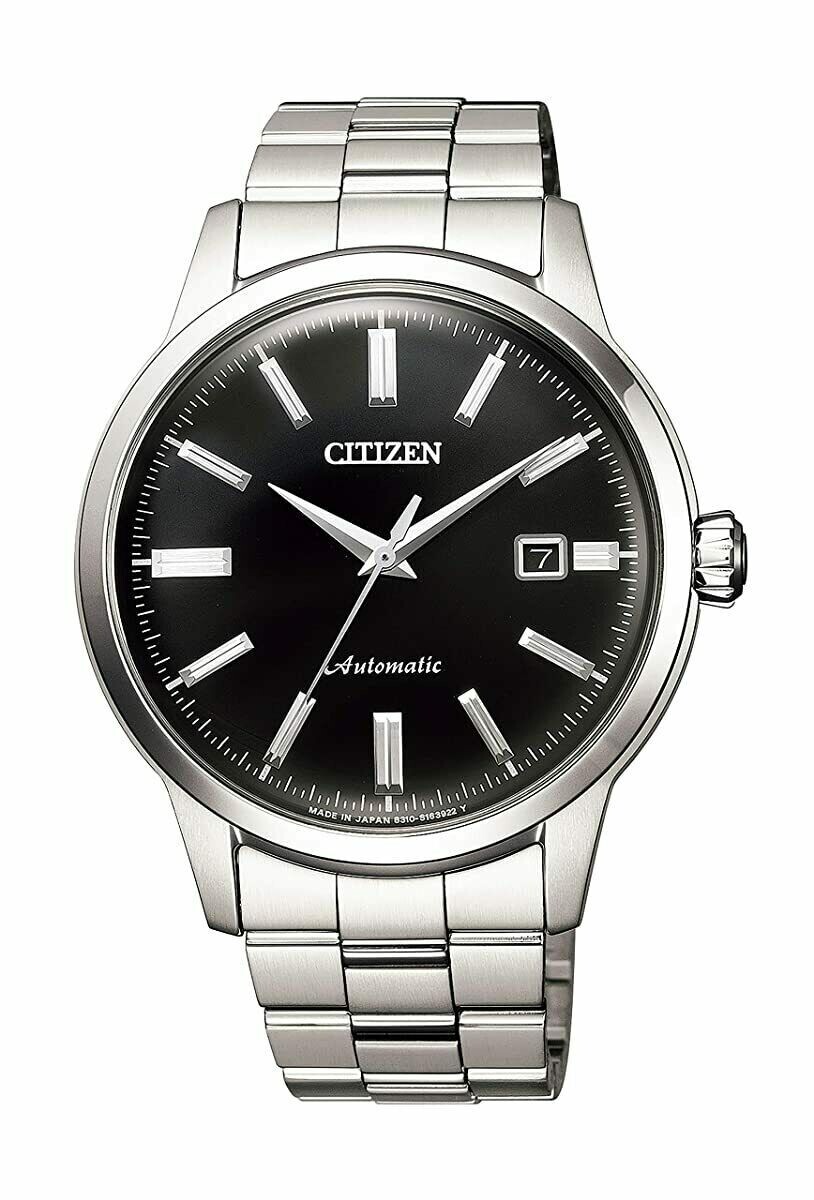 Citizen NK0000-95E JDM 41mm JAPAN MADE automatic men's watch black dial 41mm 50m WR Japan Domestic Market