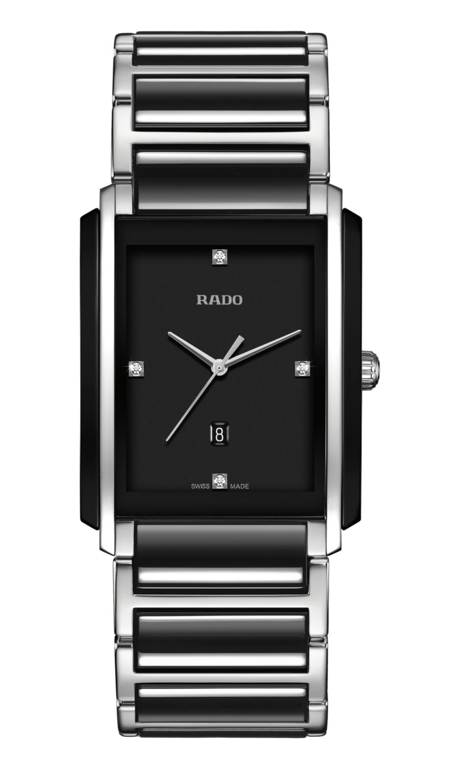 Rado Integral Diamonds R20206712 31mm High-Tech Ceramic 50m WR Quartz High-Tech Ceramic, Stainless Steel, Titanium bracelet unisex watch