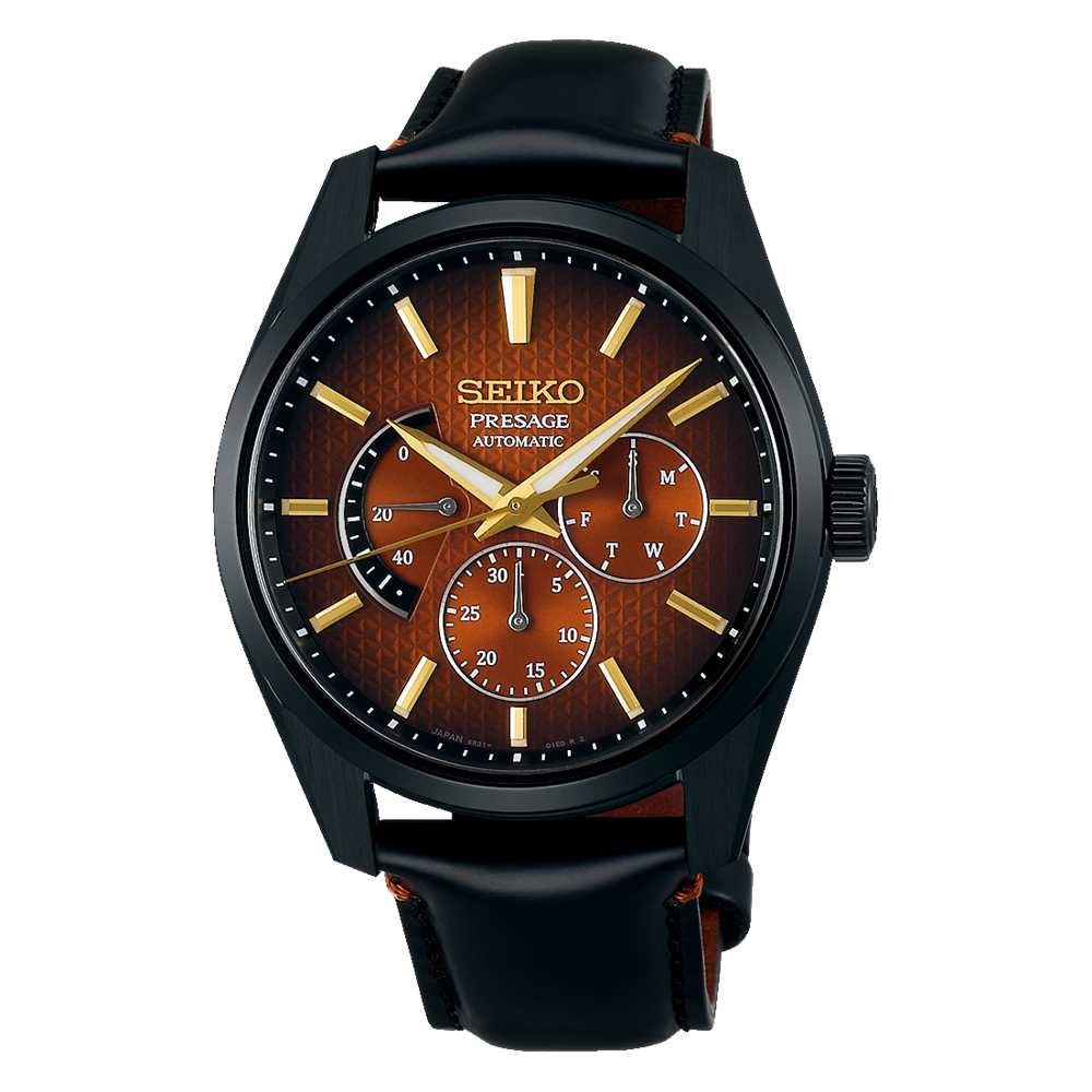 ​reloj automático hombre Seiko Presage SPB329J1 40,2mm Kobuki Limited
Edition Sharp Edged Cristal de Zafiro anti-reflejo 100m WR correa de
piel de caballo